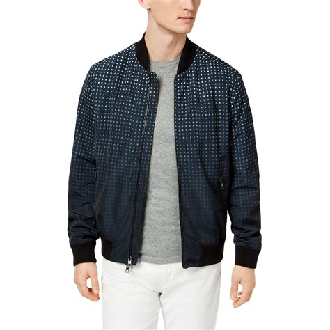 michael kors mens bomber jacket|michael kors men's jacket fleece.